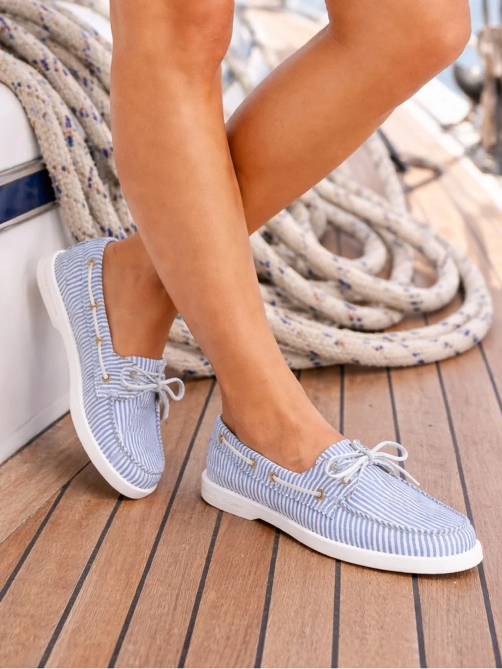 Sperry NWT Original 2 Eye Boat shoes Top Siders navy & white women’s 11